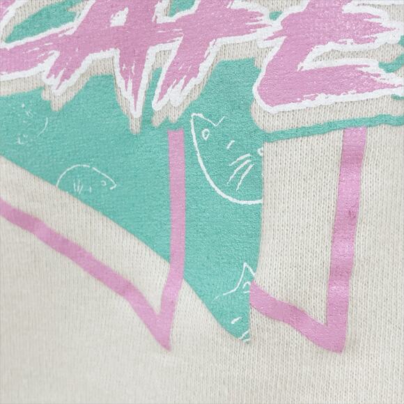 NEKO Seattle Cat Cafe Merch Retro Cropped Hoodie Size M - Picture 5 of 8